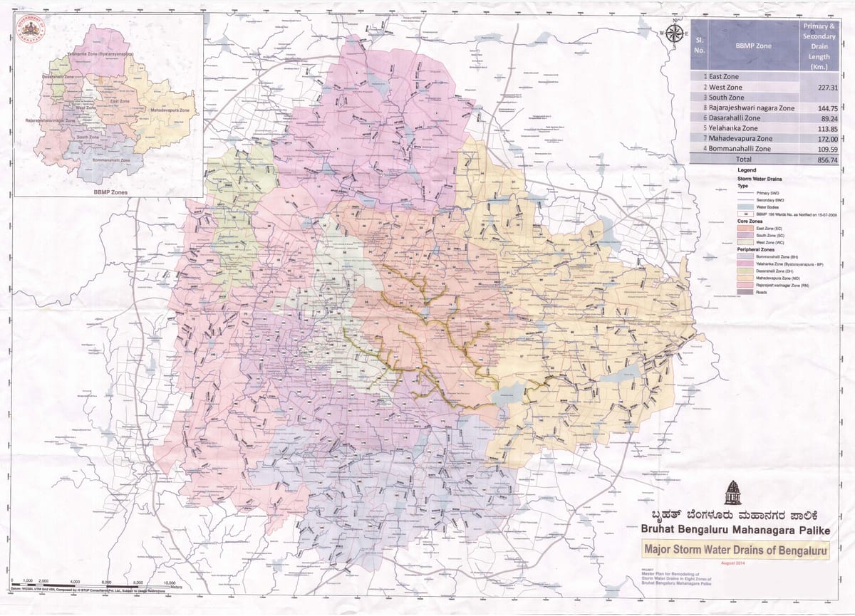 mapa BBMP rajakaluve