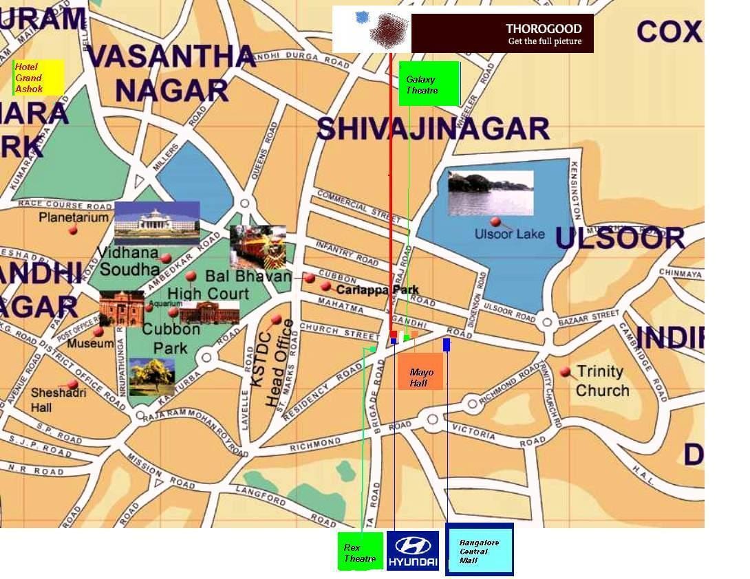 Ulsoor Bangalore mapu