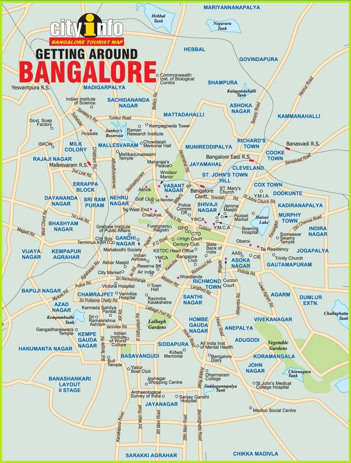 Bangalore v mapu