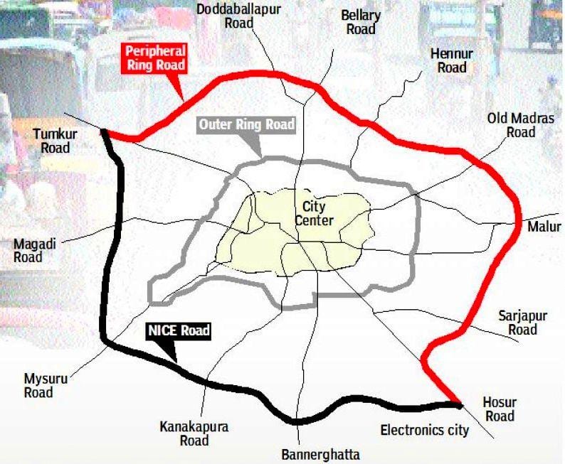 Bangalore PRR mapu